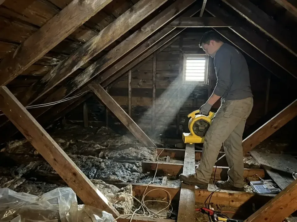 attic-water-damage-drying-proc-007 — frequently asked questions, Emergency Water Extraction & 24/7 Flood Response in Fort Pl…